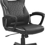 Insignia Essential PC Gaming Chair Black Ergonomic Design-0