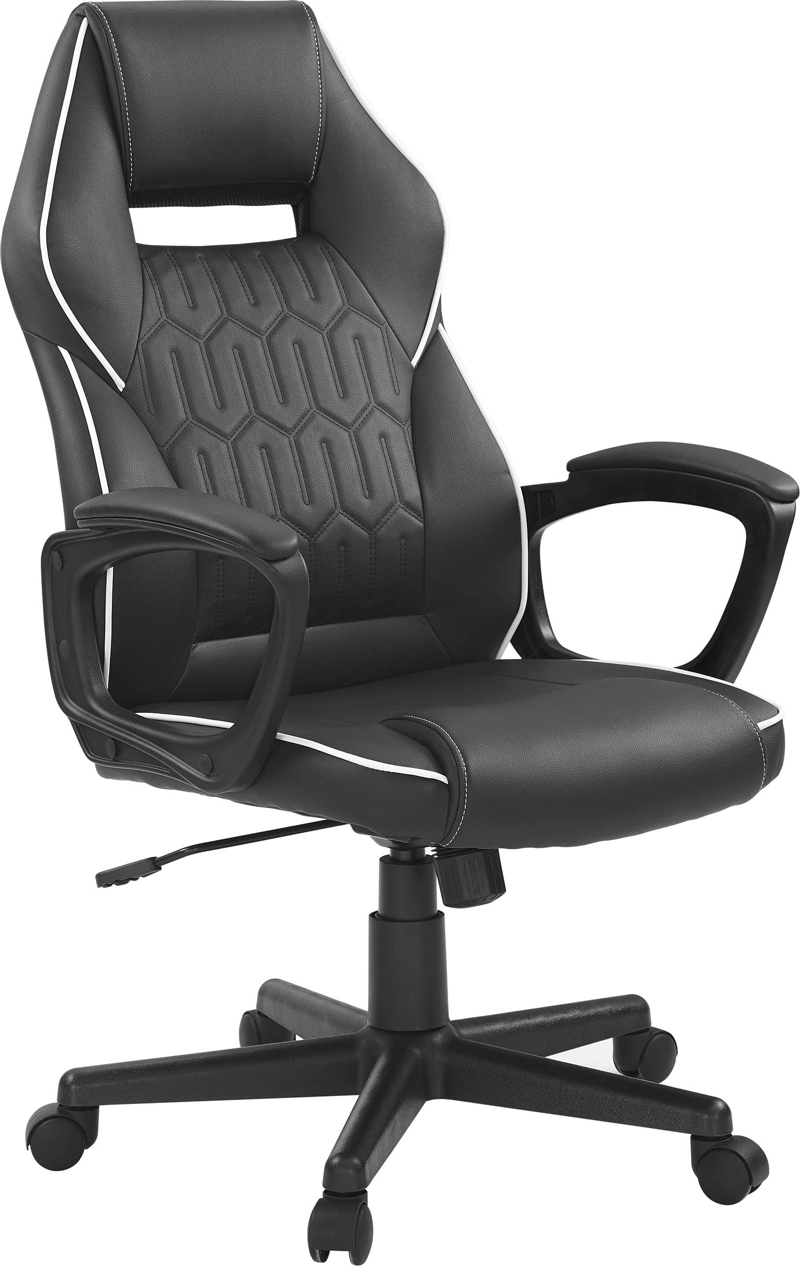 Insignia Essential PC Gaming Chair in a home office setting
