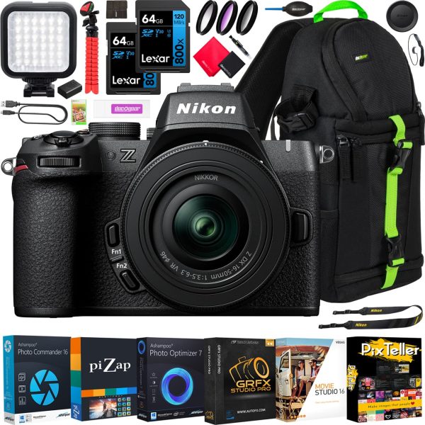 Nikon Z50II Mirrorless Camera 4K DX Body Lens Kit-0
