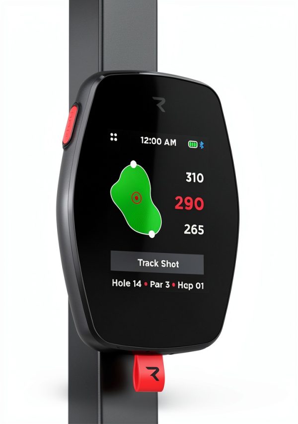 Rad Golf Hand+ GPS Golf Handheld Green View Black-5