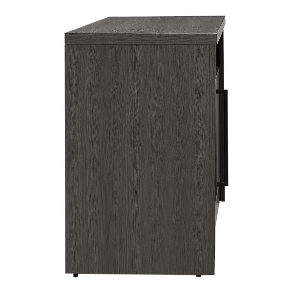 Insignia TV Stand 55 Inch Gaming Nook Dark Gray Storage-11