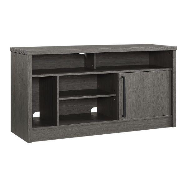 Insignia TV Stand 55 Inch Gaming Nook Dark Gray Storage-1