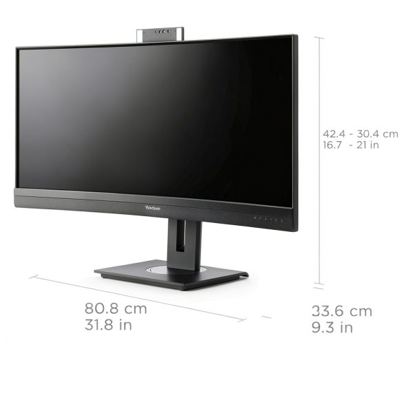 ViewSonic VG3457CV 34 Curved Video Conferencing Docking-5