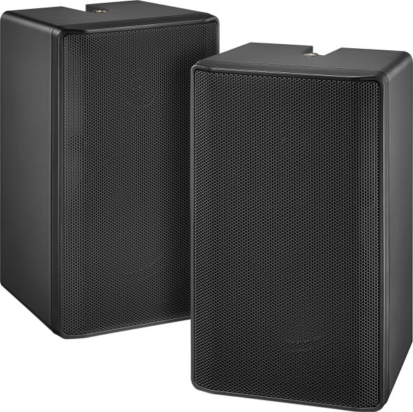 Insignia 2 Way Indoor Outdoor Speakers Black Pair-0