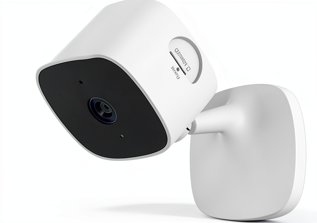 Installing Swann EVO 2K HD Indoor Wi Fi Security Camera Plug In on a wooden desk