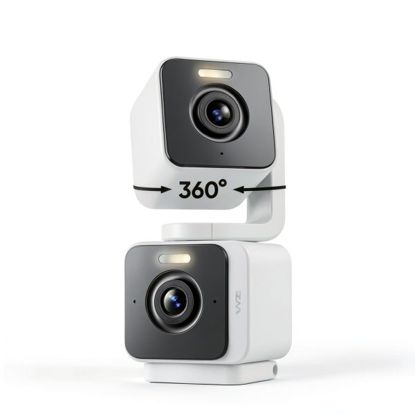 Wyze Duo Cam Pan Dual 2K Indoor Outdoor WiFi Security Camera-0