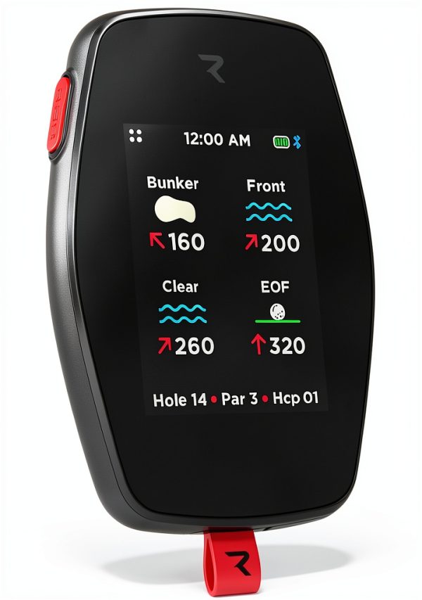 Rad Golf Hand+ GPS Golf Handheld Green View Black-2