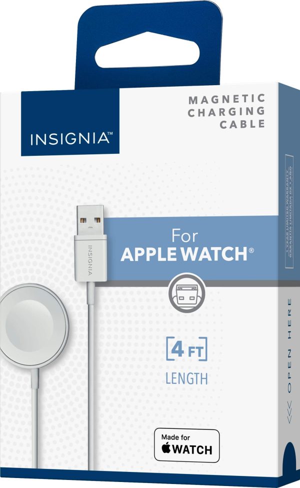 Insignia Apple Watch Magnetic Charging Cable 4 Foot USB-1