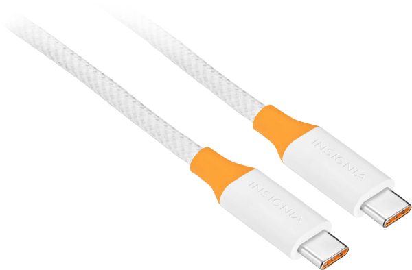 Insignia USB-C Cable 8ft Braided 240W Power Delivery-2