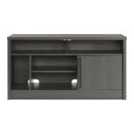 Insignia TV Stand 55 Inch Gaming Nook Dark Gray Storage-0