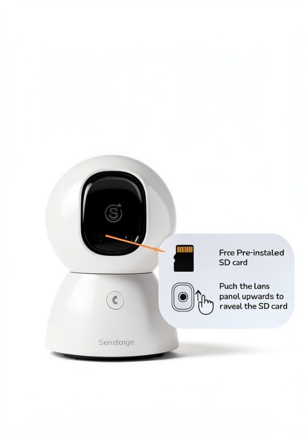 Sensforge 2.5K Security Camera AI Detection 360 Coverage-5