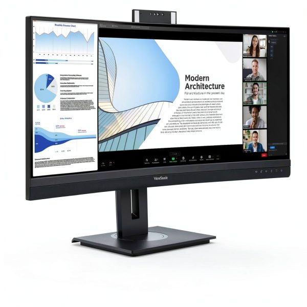 ViewSonic VG3457CV 34 Curved Video Conferencing Docking-3
