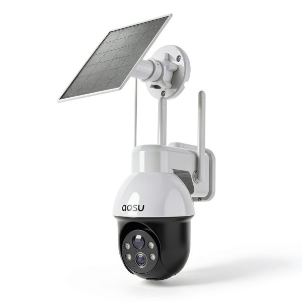 AOSU Solar Security Camera Wireless Outdoor 360 Surveillance-6