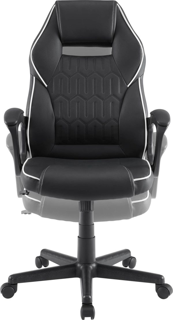 Insignia Essential PC Gaming Chair Black Ergonomic Design-9