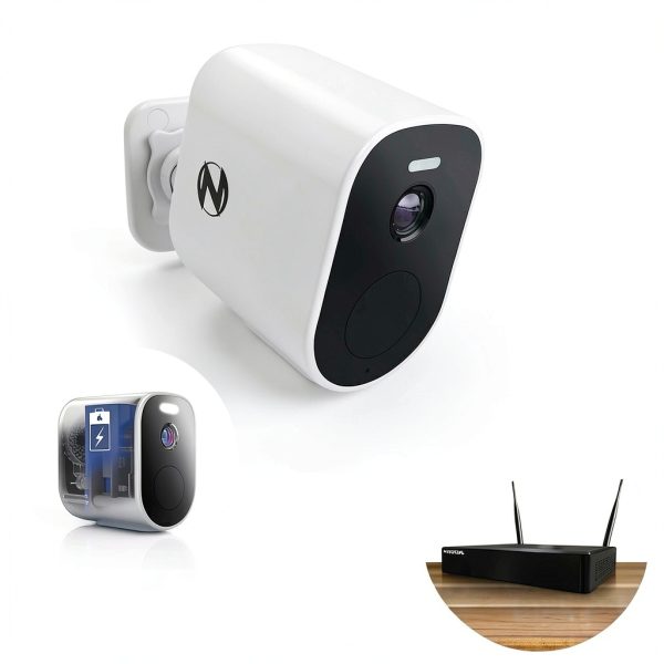 Night Owl Wire Free 2K Security Camera with 2 Way Audio-2