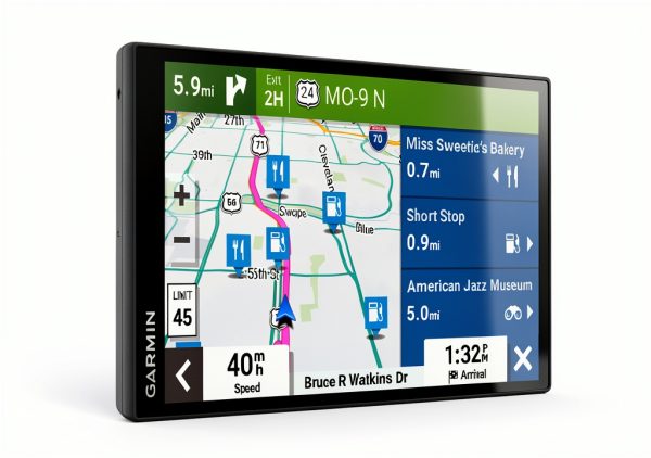 Garmin DriveSmart 76 GPS Navigator with Bluetooth and Live-1