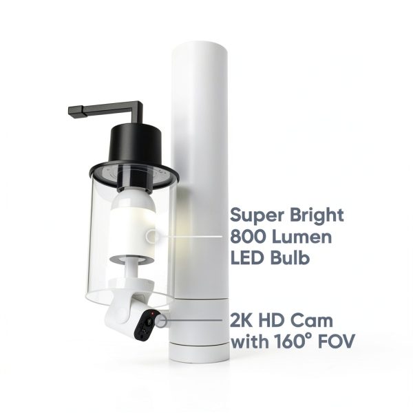 Wyze 2K Smart Lightbulb Camera Color Night Vision Dimmable-1