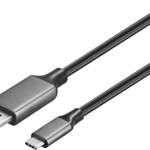 Insignia USB C to DisplayPort Cable 6ft 4K Braided-0