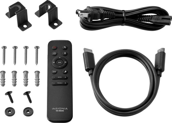 Insignia 2.0 Mini Soundbar Bluetooth Compact 4 Audio Modes-8