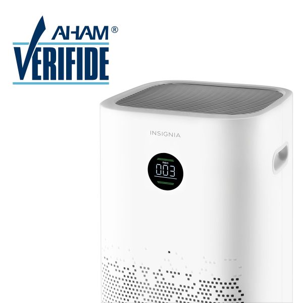 Insignia HEPA Air Purifier Large Room Allergen Removal-3