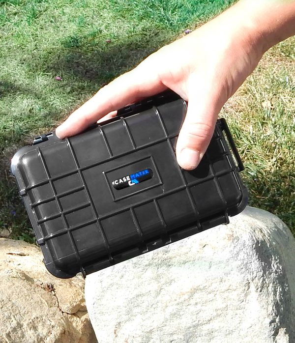 CASEMATIX Hard Shell Waterproof Travel Case for Garmin GPS-3