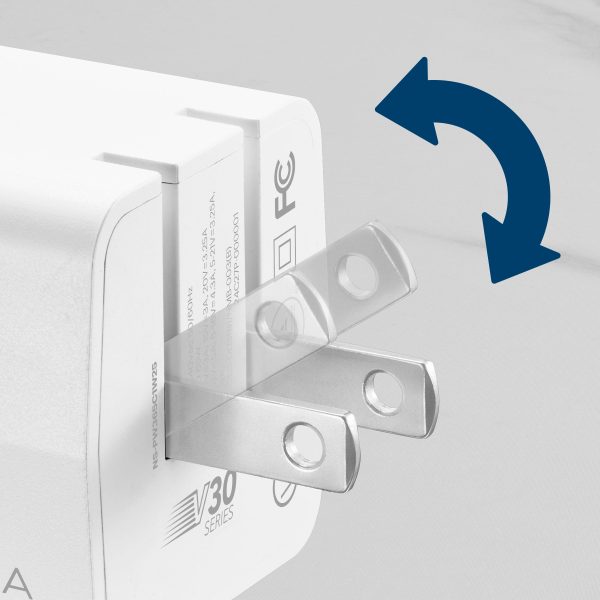 Insignia 65W USB-C Wall Charger Compact Foldable Plug-3