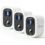 Toucan Wireless Security Camera S4 3 Pack 2K HD Motion-0