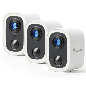 Toucan Wireless Security Camera S4 3 Pack 2K HD Motion-0