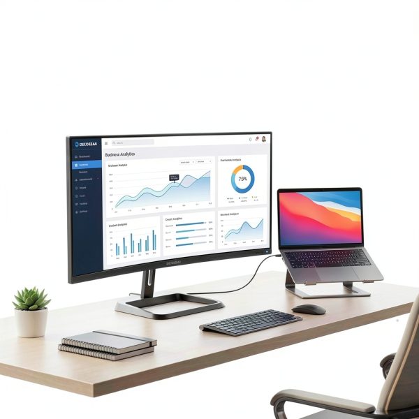 Deco Gear 34 Inch Curved UltraWide Monitor 100Hz 1ms-5