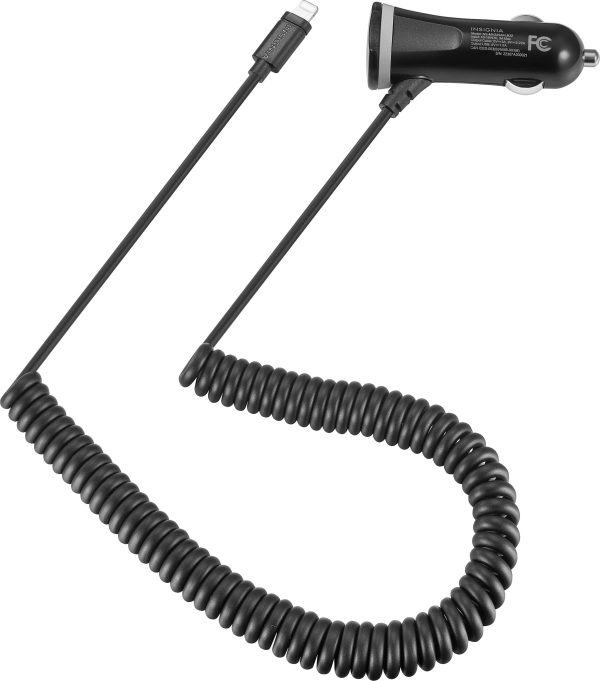 Insignia 25W Lightning Car Charger Fast Charging USB Port-3