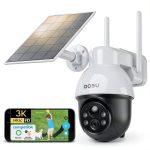 AOSU Solar Security Camera Wireless Outdoor 360 Surveillance-0