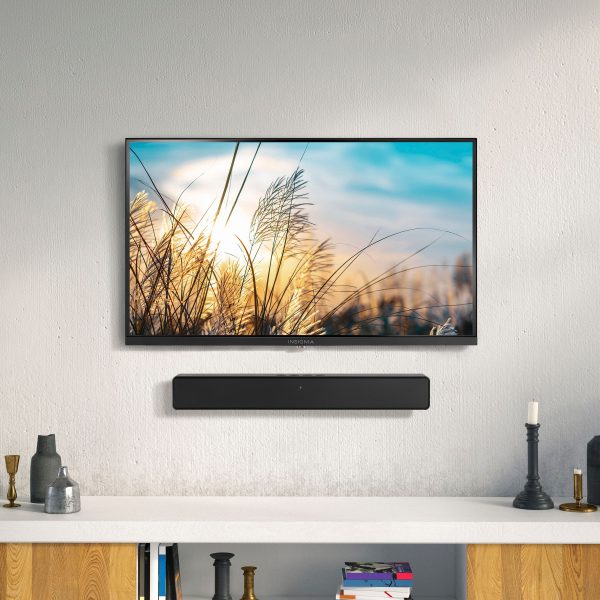 Insignia 2.0 Mini Soundbar Bluetooth Compact 4 Audio Modes-3