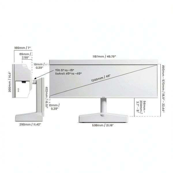 Arozzi Nova 49 Curved Gaming Monitor Ultrawide VA 165Hz-1