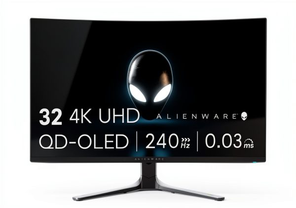 Alienware AW3225QF 31.6 QD OLED Curved 4K Gaming Monitor-0