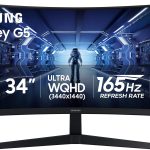 Samsung 34 Odyssey G5 Curved Gaming Monitor 165Hz 1000R-0
