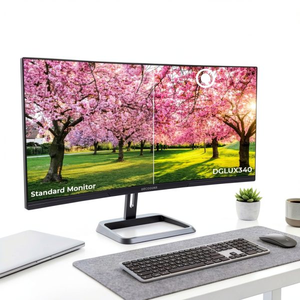 Deco Gear 34 Inch Curved UltraWide Monitor 100Hz 1ms-7