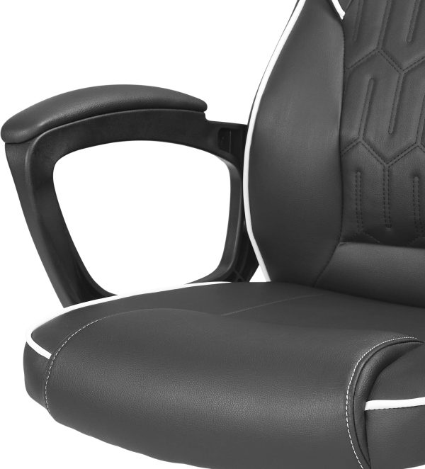 Insignia Essential PC Gaming Chair Black Ergonomic Design-8