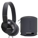 Sony XB100 Bluetooth Speaker MDR ZX110 Headphones Bundle-0