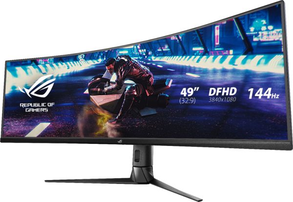 ASUS 49 Curved Gaming Monitor HDR 144Hz FreeSync-2