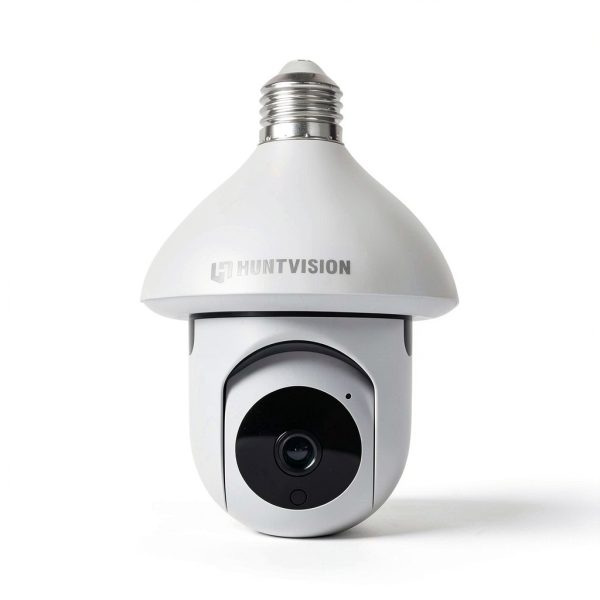 HUNTVISION E3 LT 3MP Indoor WiFi Light Bulb Camera White-0