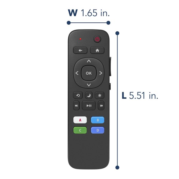 Insignia Roku Replacement Remote IR Learning Programmable-2