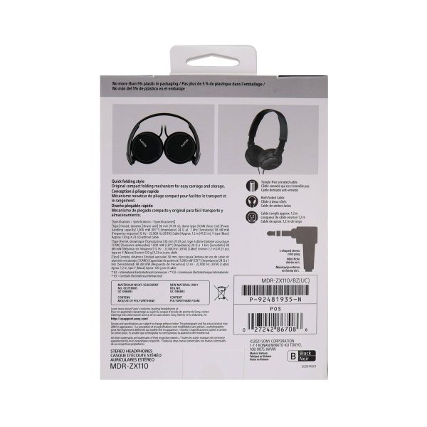 Sony XB100 Bluetooth Speaker MDR ZX110 Headphones Bundle-5