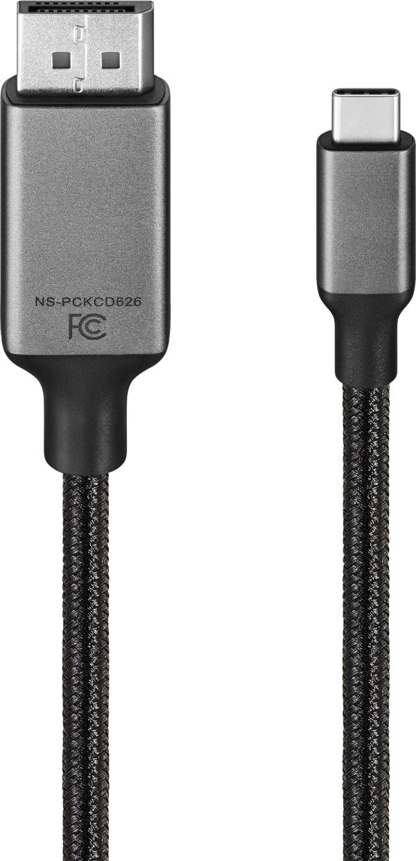 Insignia USB C to DisplayPort Cable 6ft 4K Braided-3