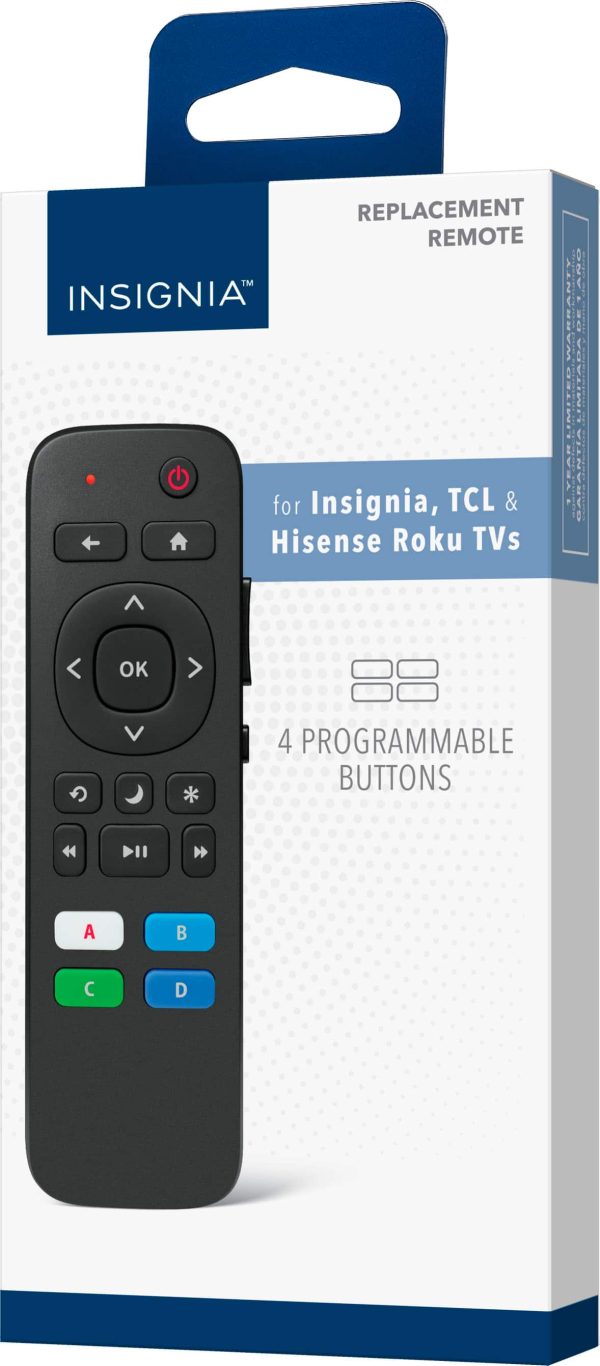 Insignia Roku Replacement Remote IR Learning Programmable-7
