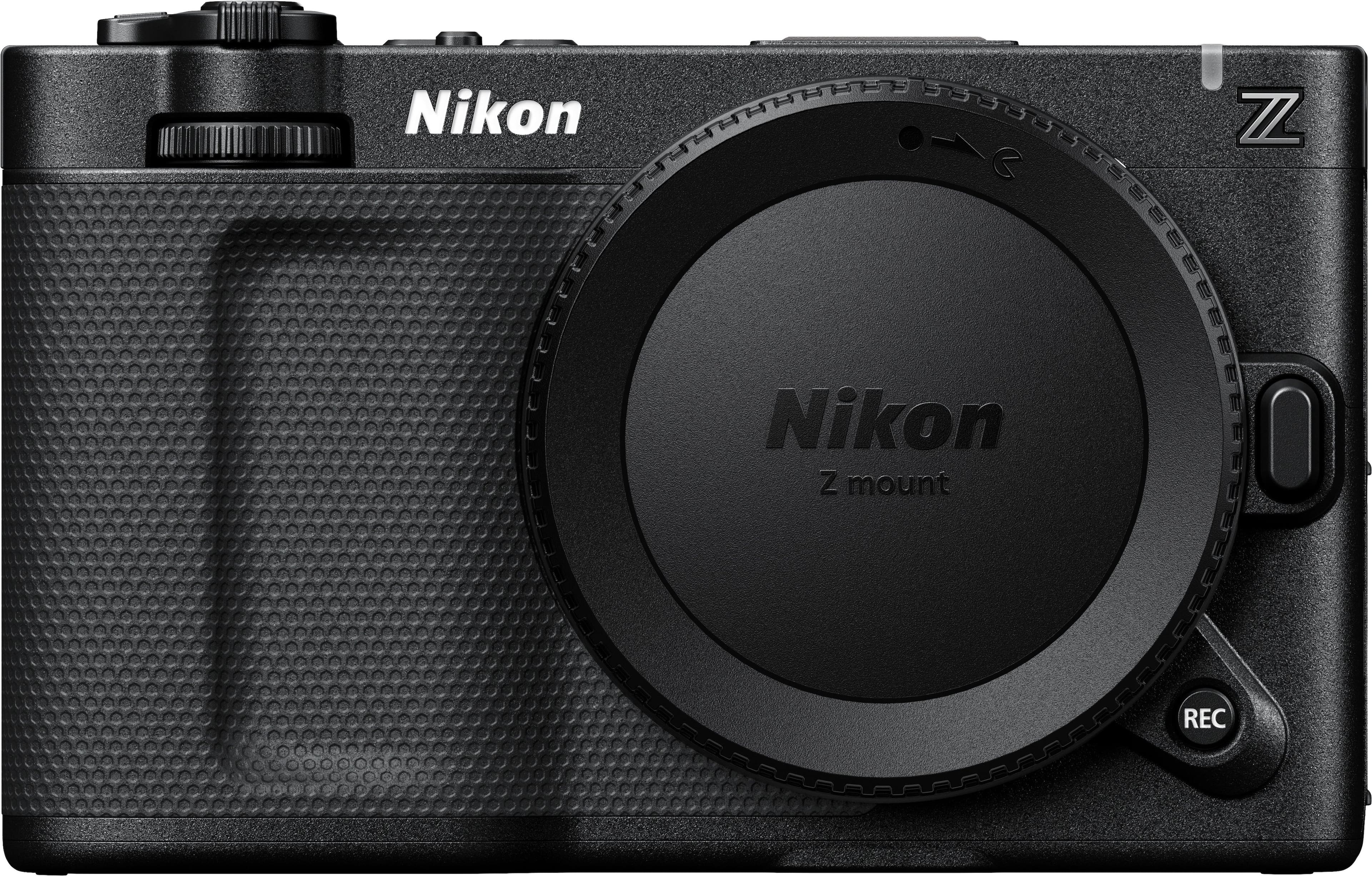 Nikon ZR 6K Cinema Camera mounted with a lens on a tripod in a studio setting